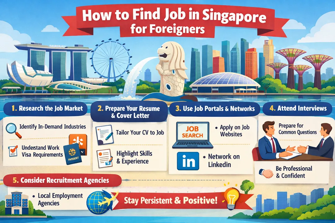 How to Find Job in Singapore for Foreigners