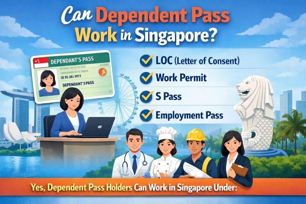 Can Dependent Pass Work in Singapore