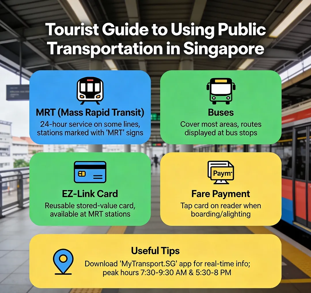 Public Transportation in Singapore for Tourists