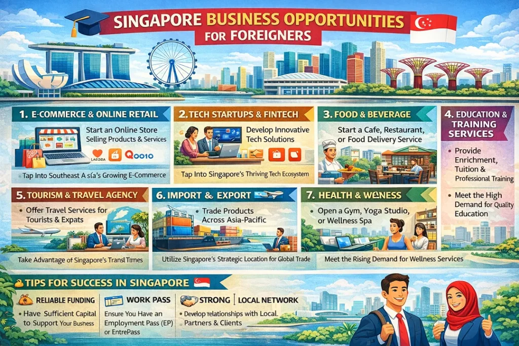 Singapore business opportunities for foreigners