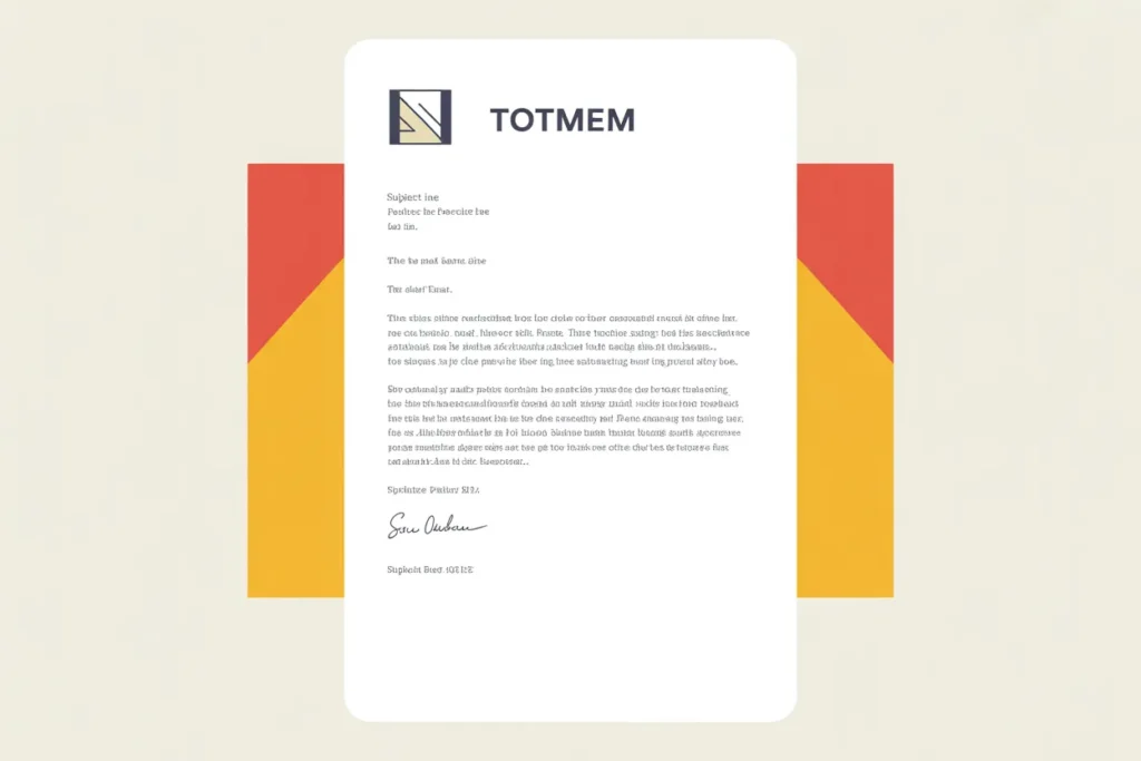 Formal Letter Template